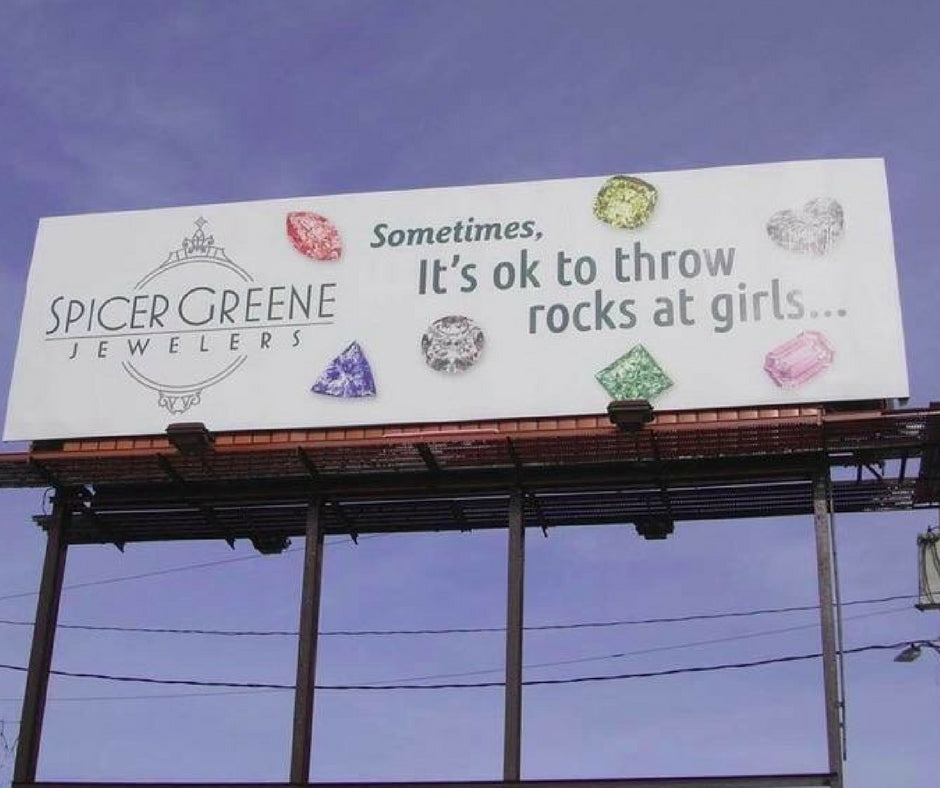 Spicer Greene Jewelers' Billboard